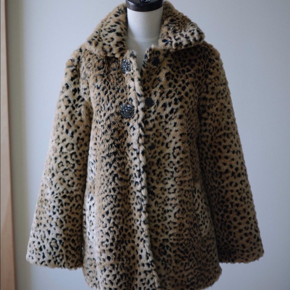 Animal Print Coat