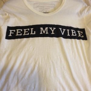 Feel my vibe shirt as seen on Rhianna