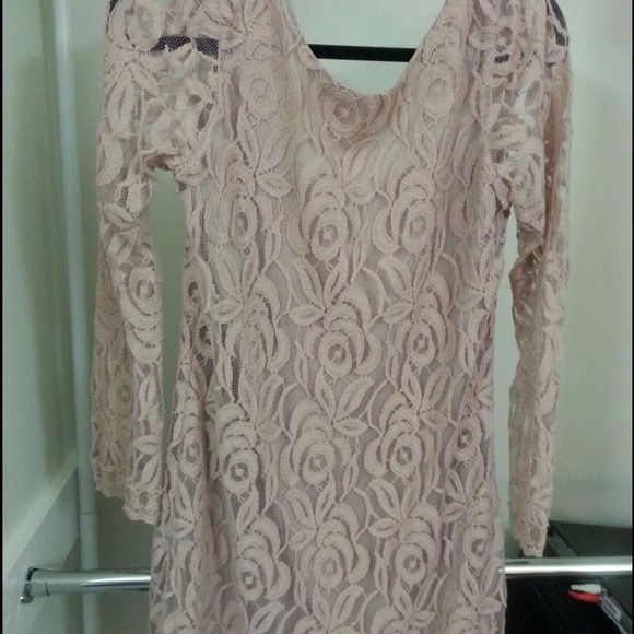 Lowered! Lacey long sleeved dress