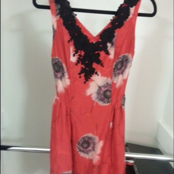 Romantic satin dress