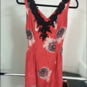 Romantic satin dress