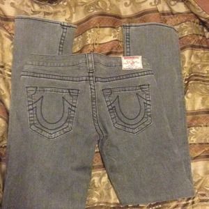Faded Grey AUTHENTIC True Religion Jean