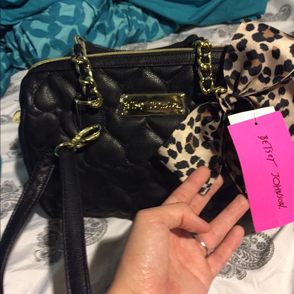 Betsey Johnson Quilted Handbag - Picture 2 of 3
