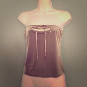 Fun strapless velvet top.  Only worn once!