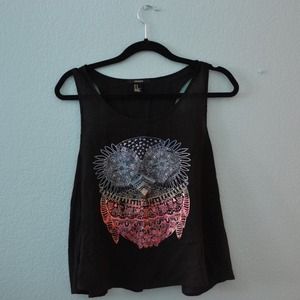 Forever 21 Owl Tank