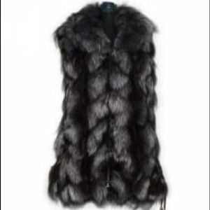 Fur vest (silver fox)