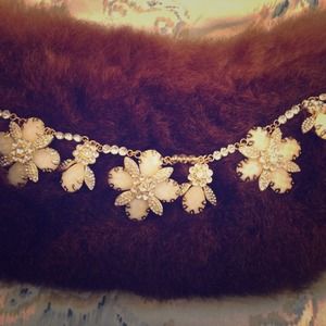 SOLD statement jeweled necklace