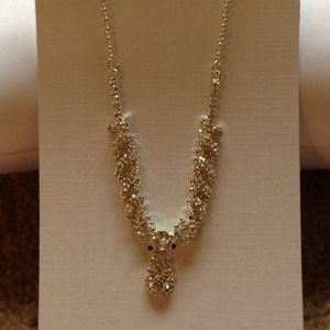 Brand New Small Clear Rhinestone Jewelry Set!