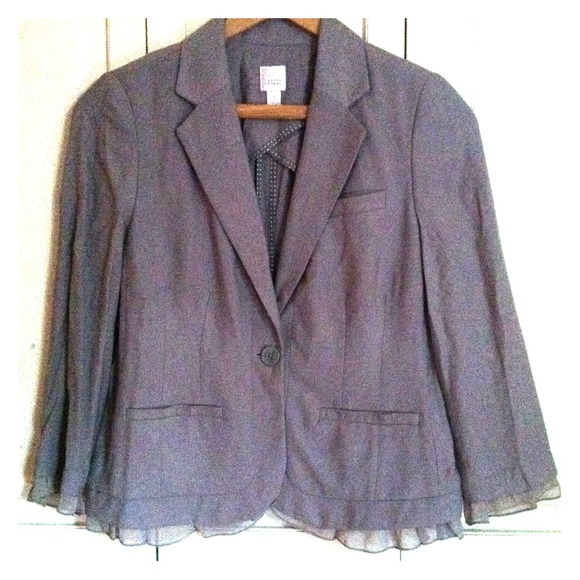 LAUREN CONRAD light grey blazer NEVER WORN