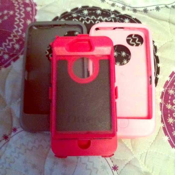 AUTHENTIC OTTER BOX HARD CASE WITH 2 RUBBER SKINS