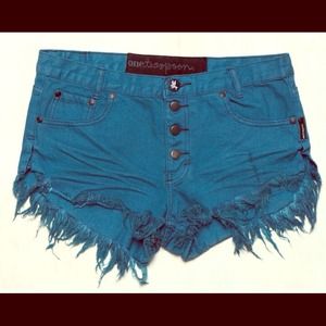 One teaspoon denim mini shorts