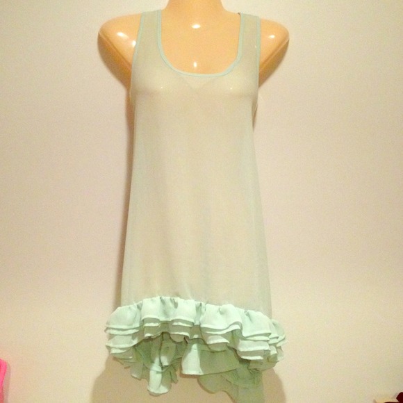 Charlotte Russe Tops - Charlotte Russe mint tunic