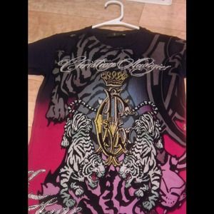 Christian Audigier graphic tee