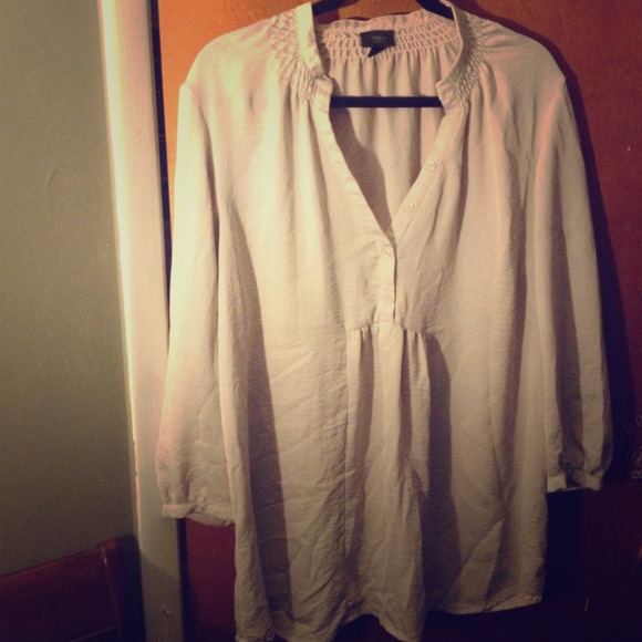 "Silky" Peasant Blouse