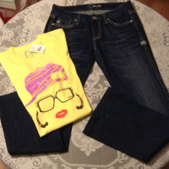 Miss Me Denim - MISS ME & JEEPNEY 2-PIECE Jeans & Tee Outfit Set!