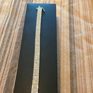 Beautiful diamond silver tennis bracelet!'