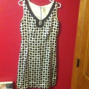 Black and white dress