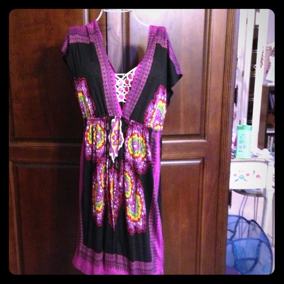 Basic patterned dress