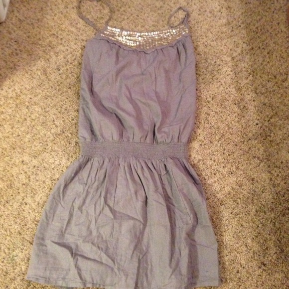 Old Navy, plus size,  linen dress, sequin detail