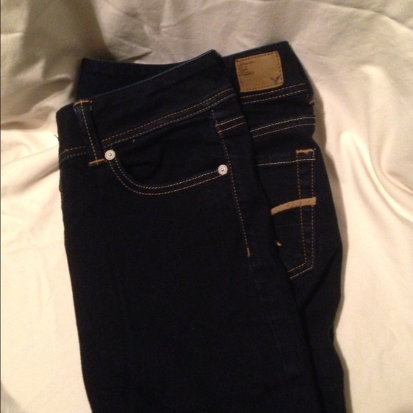 NWOT dark wash AE jeans - Picture 1 of 1