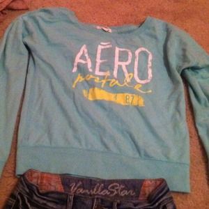 Mint color Aeropostale sweater