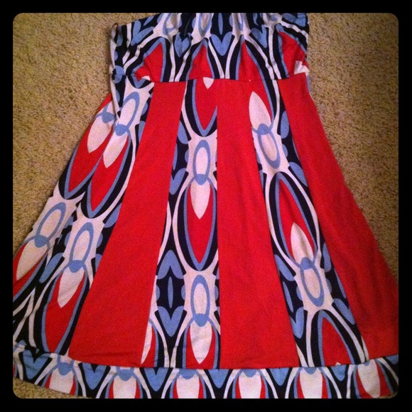 Great red white & blue dress.