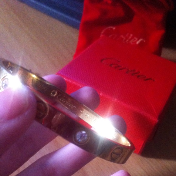 RESERVED Cartier Love Bracelet Gold