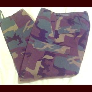 Mens medium regular camo pants