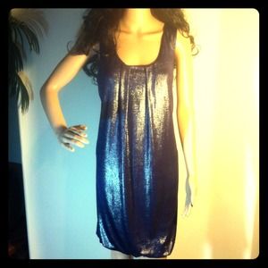 Purple Shimmer Flirty Dress!