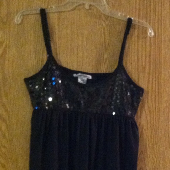 Sz Lg sparkly baby doll top