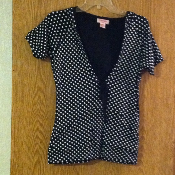 Sz. Lg polka dot hoodie