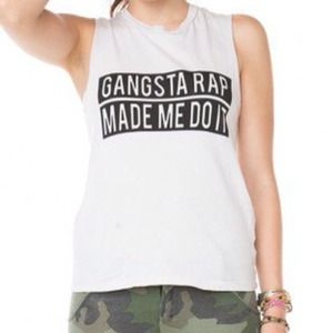 Brandy Melville Gangsta Rap shirt