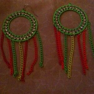 Neon earrings
