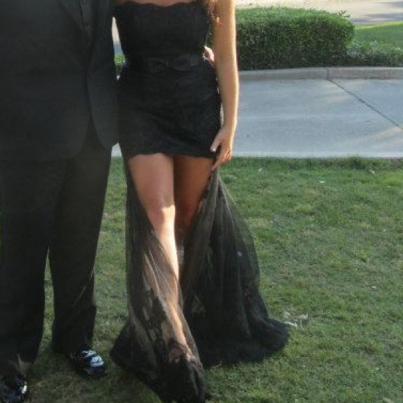 High-low formal dress