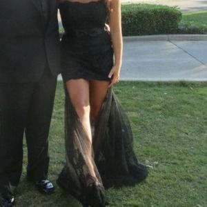 High-low formal dress