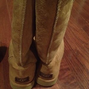 Chestnut brown tall Ugg boots