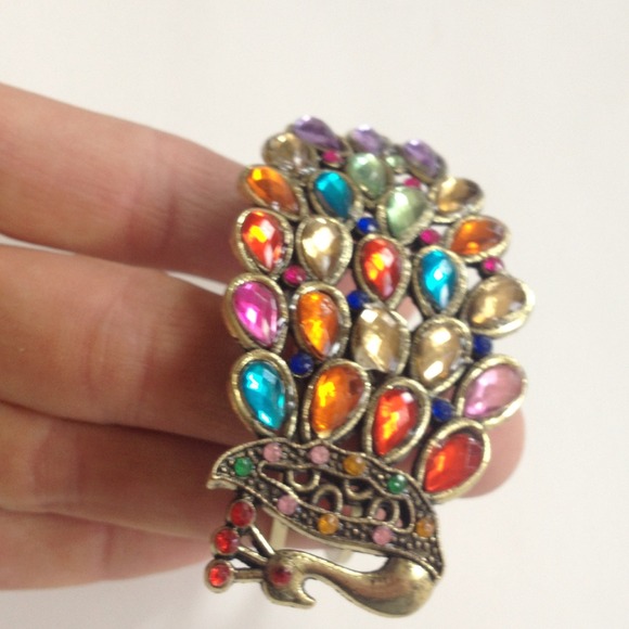 3 for 15🎀Antique brass peacock bangle - Picture 2 of 6