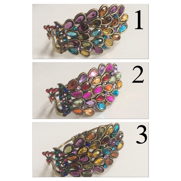 3 for 15🎀Antique brass peacock bangle - Picture 5 of 6