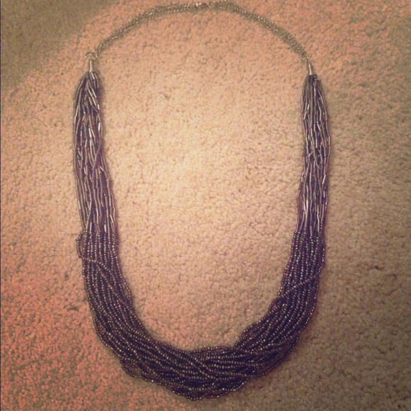 🚫TRADED🚫Metallic Beaded Necklace
