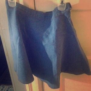 🌟reduced🌟Lightweight denim skater skirt.