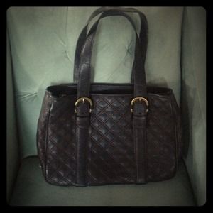 Michael Kors Brown Quilted Purse