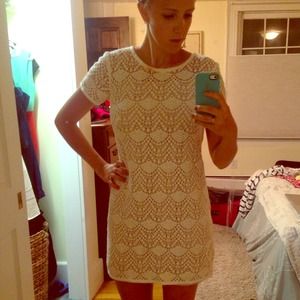 Ann Taylor LOFT lace dress, worn once.