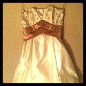 Floor length prom dress