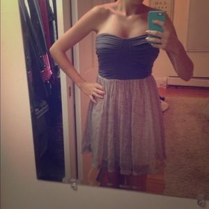 Ya boutique dress with leopard print flown bottom!