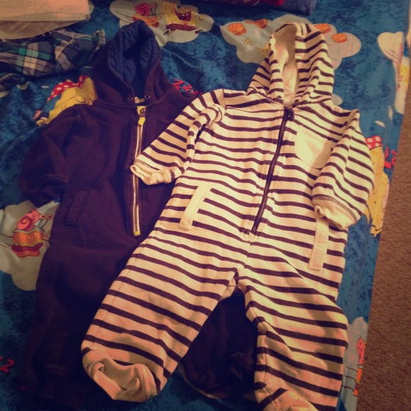 2 hoodie overalls- SOLD !!!!!!!