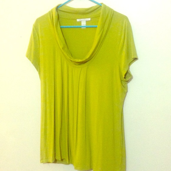 figure flattering top by Kenneth Cole