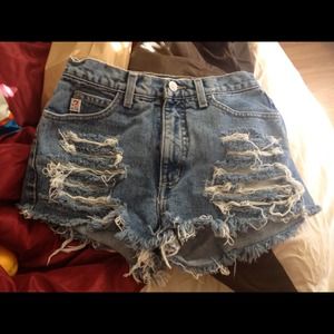 RESERVED Custom High waisted shorts