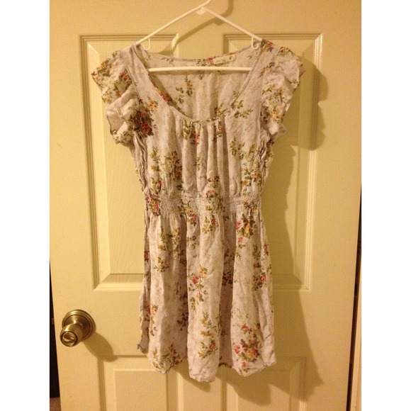 Cute Flower Pattern Sundress!