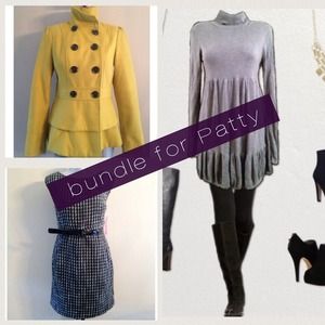 ❌BUNDLE FOR PATTY❌Grey Turtleneck Sweater Dress