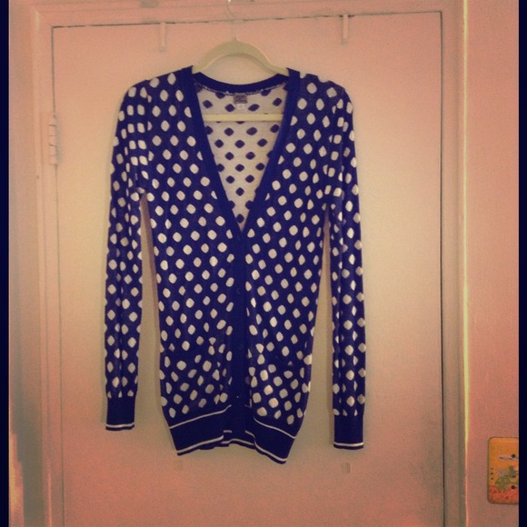 Polka dot sweater